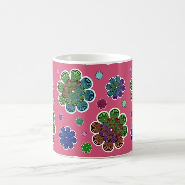 Mug Fleur fractale deux (Centre)