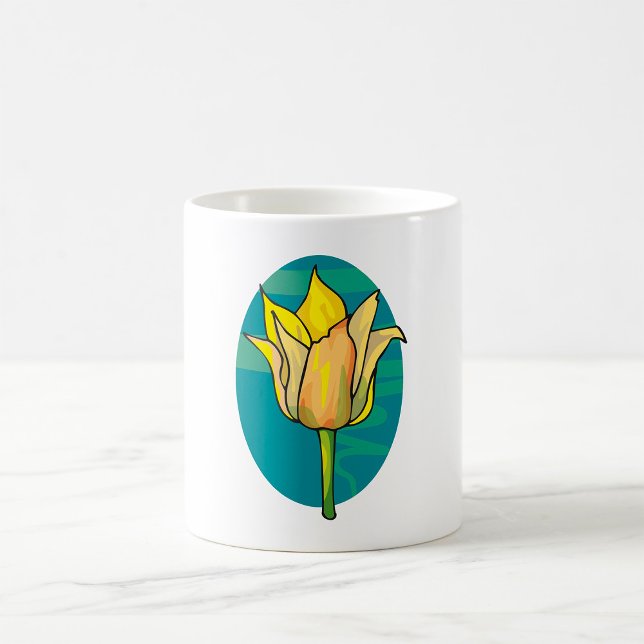 Mug Fleur jaune (Créateur téléchargé)