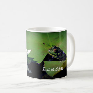 Mug Fleur Lotus Et Grenouille Lily D'Eau Personnalisé