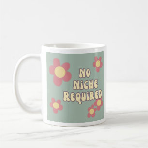 Mug Fleur Rétro Sans Niche Nécessaire 