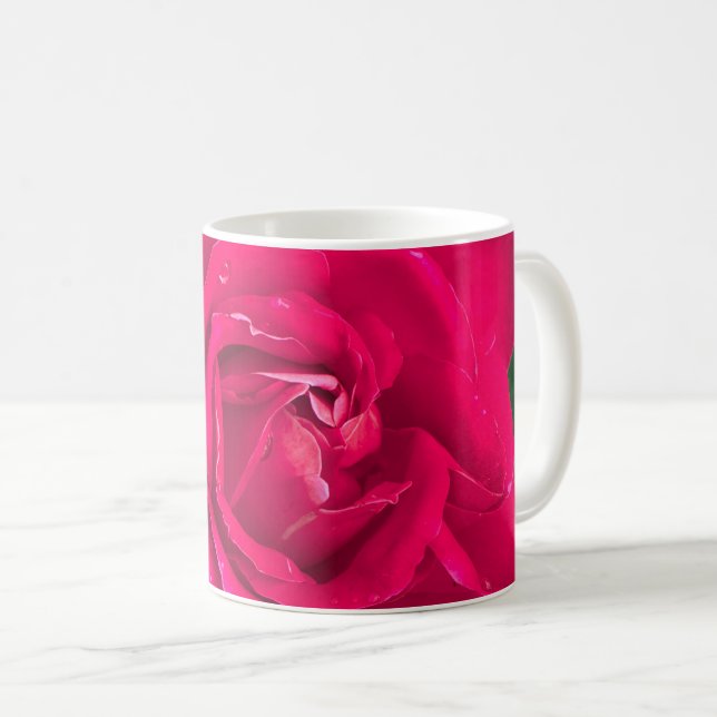 Mug Fleur rose (Devant droit)