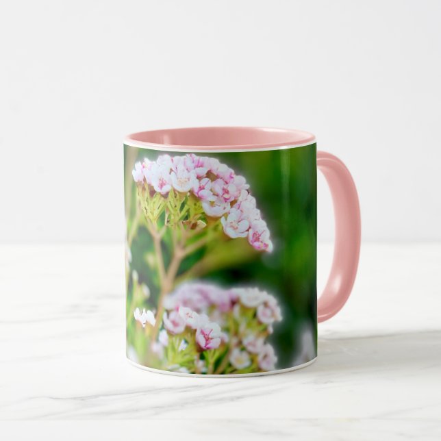 Mug Fleur rose (Devant droit)