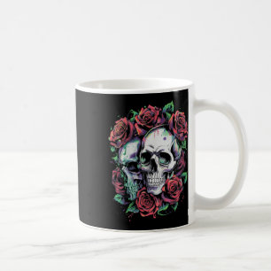 Mug Fleur Rose Fleur Aesthétique Punk gothique col V