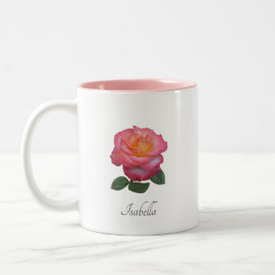 Mug Fleur Rose Rose Belle