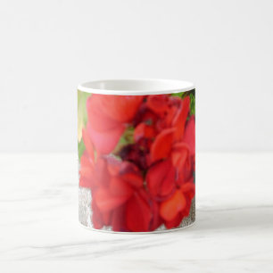 Mug fleur rouge