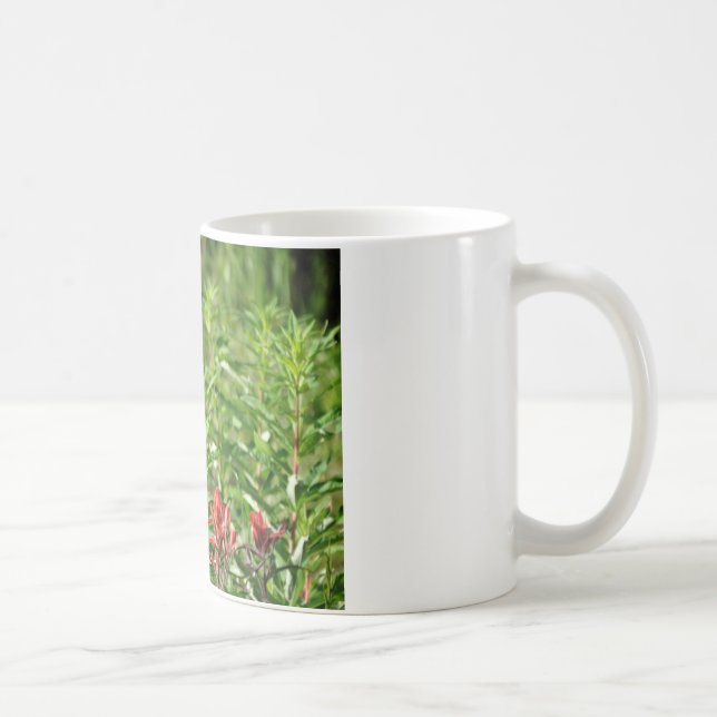 Mug Fleur rouge colibri (Droite)