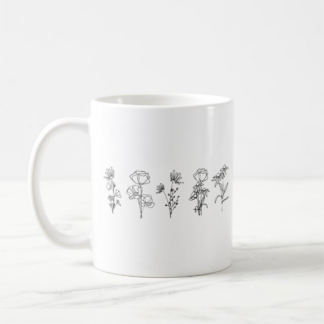 Mug Fleur sauvage (Gauche)