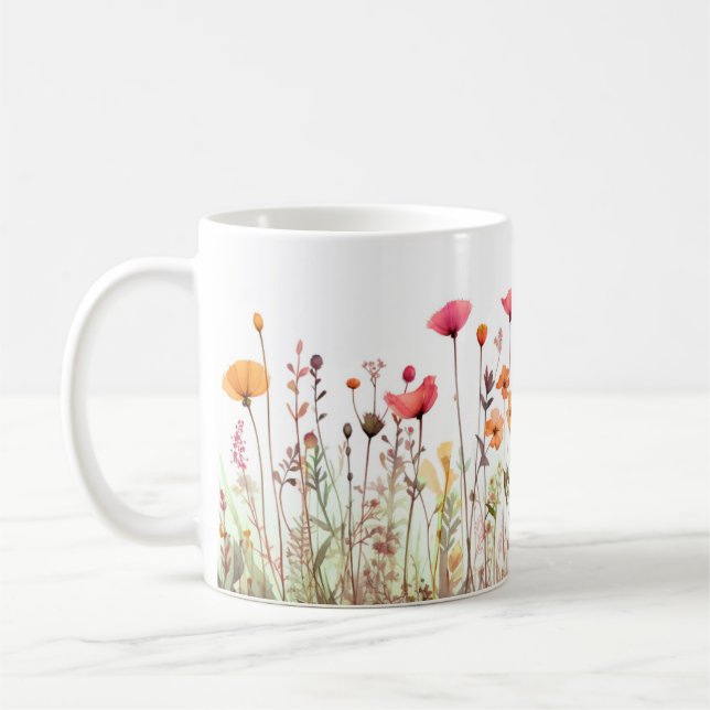 Mug fleur sauvage 2 (Gauche)