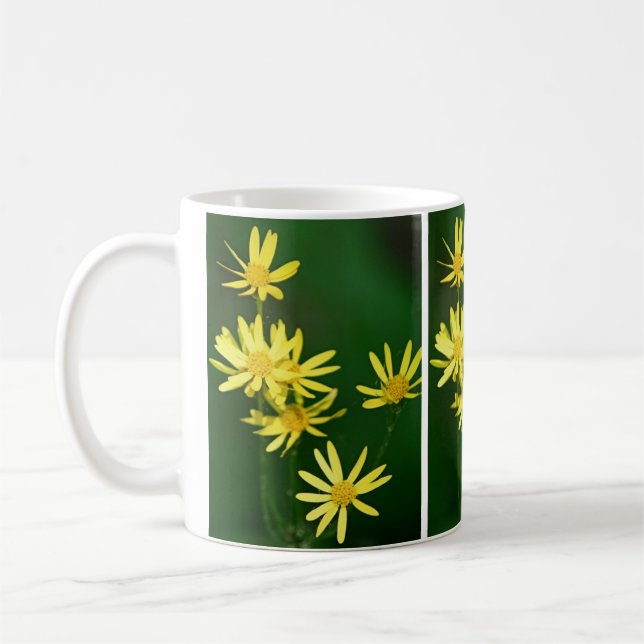 Mug Fleur sauvage doucement jaune (Gauche)