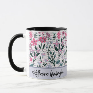 Mug Fleur sauvage moderne