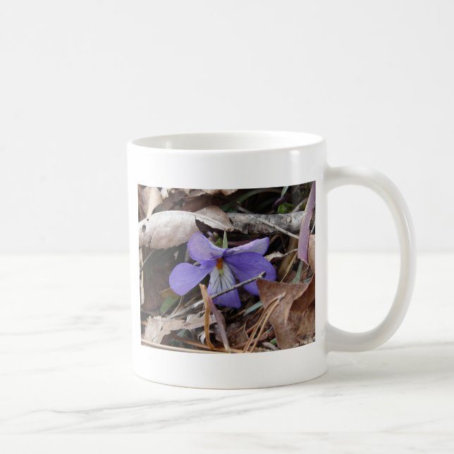 Mug Fleur sauvage Oiseaux-Pied Violet Sources thermale (Droite)
