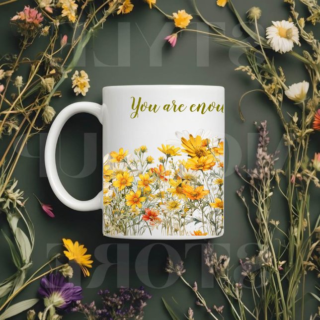 Mug Fleur sauvage personnalisé (Créateur téléchargé)