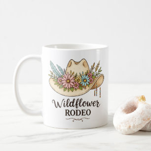 Mug Fleur sauvage Rodeo Floral Cowgirl Casquette
