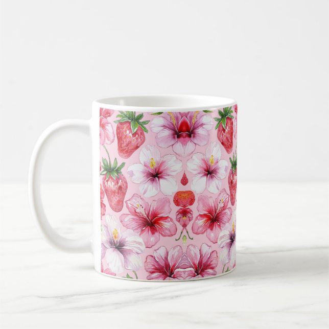 Mug Fleur Tropicale (Gauche)
