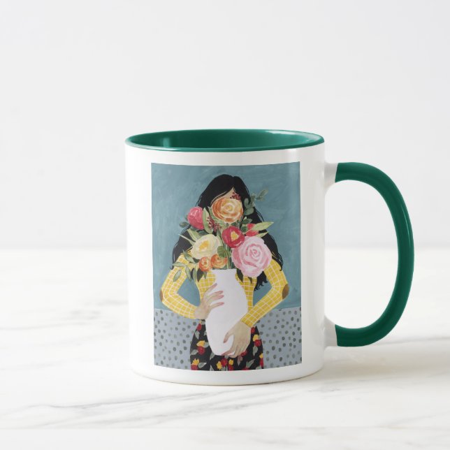 Mug Fleur Vase fille (Droite)