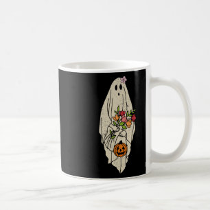 Mug Fleur vintage Fleur Fleur Fantôme mignonne Drôle H