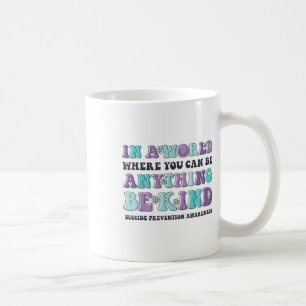 Mug Fleur violette de sensibilisation à la prévention