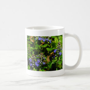 Mug Fleur violette et abeille boursouflante