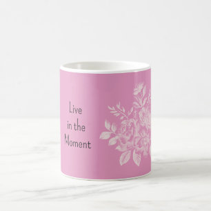 Mug Fleurale Crème Rose