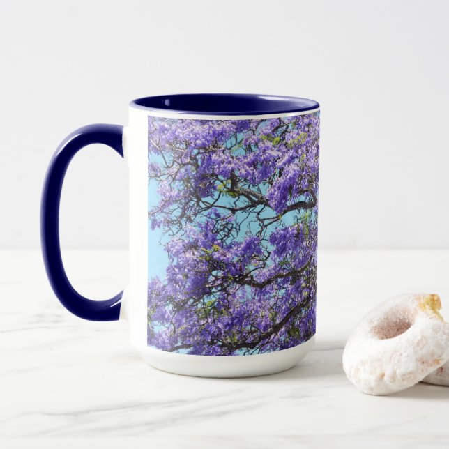 Mug Fleurs  (Avec donut)