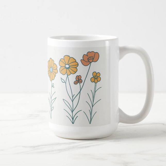 Mug FLEURS (Droite)