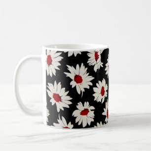 Mug Fleurs Abstraites, motif d'aquarelle d'art.