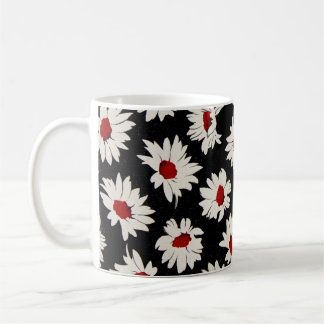 Mug Fleurs Abstraites, motif d'aquarelle d'art.