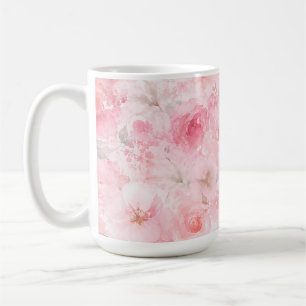 Mug Fleurs aquarelles Blush Bloom