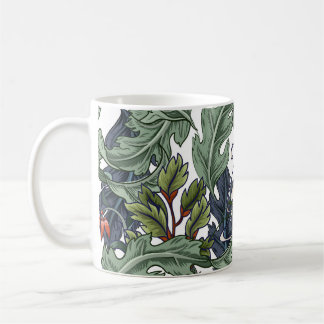 Mug Fleurs, art déco, moderne, sans soudure.