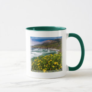 Mug Fleurs au-dessus de la plage de Sand Dollar