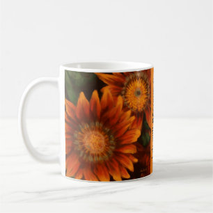 Mug Fleurs avec Écriture d'encouragement JW