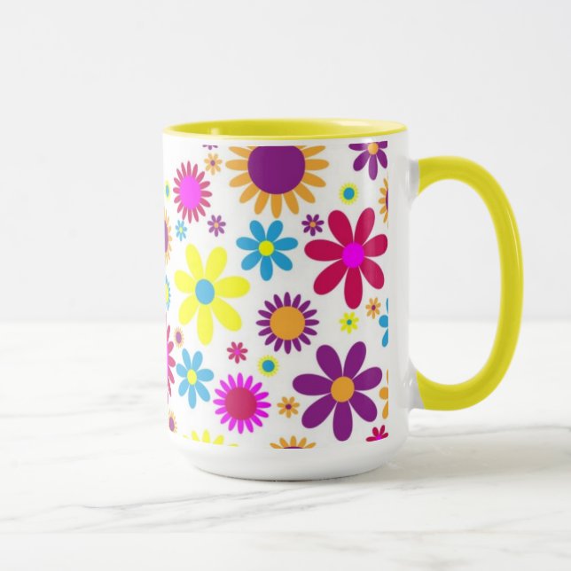 Mug Fleurs Bienheureuses (Droite)