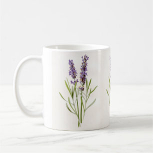Mug Fleurs botaniques vintages d'usine d'herbe de