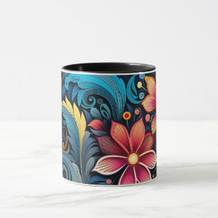 Mug Fleurs colorées