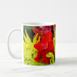 Mug fleurs colorées