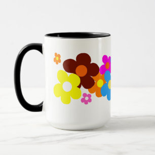 Mug Fleurs colorées joyeuses
