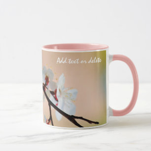 Mug Fleurs d'abricot japonaises exquises