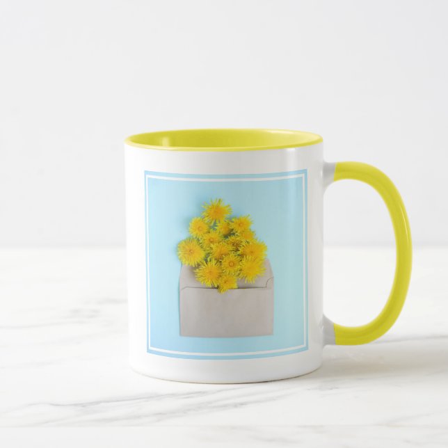 Mug Fleurs | Dandelions dans l'enveloppe (Droite)