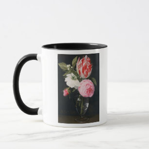 Mug Fleurs dans un vase en verre