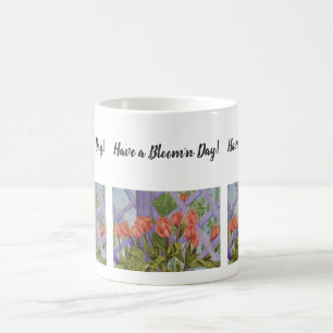 Mug Fleurs d'aquarelle de la Tulipe orange