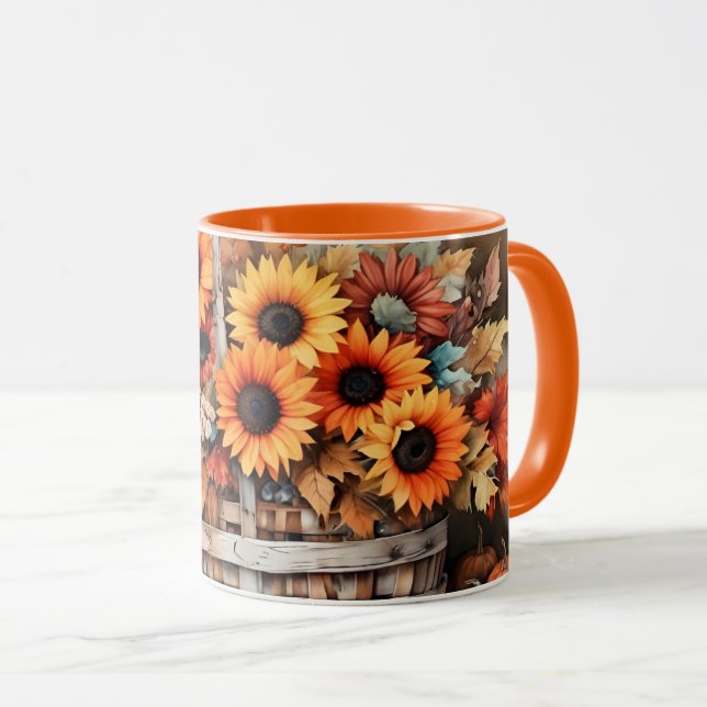 Mug Fleurs d'automne (Devant droit)