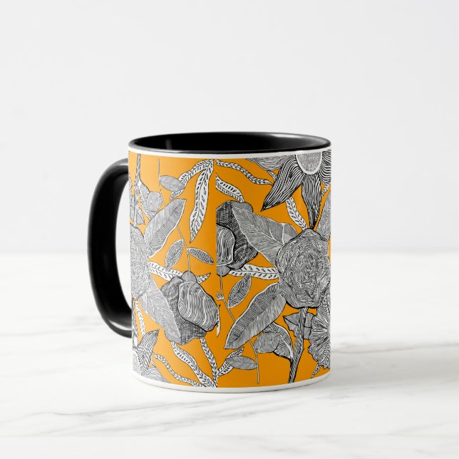 Mug Fleurs d'automne (Devant gauche)