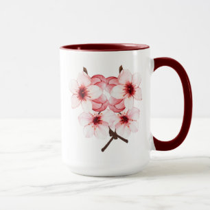 Mug Fleurs de cerises 15oz