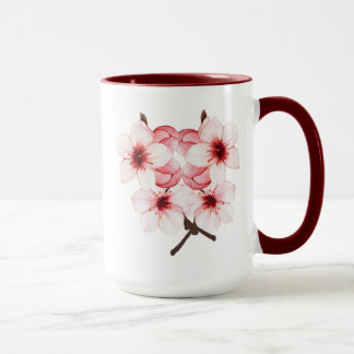 Mug Fleurs de cerises 15oz