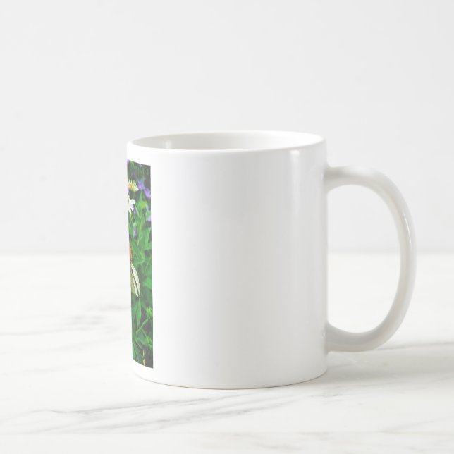 Mug Fleurs de cônes blanches et orange (Droite)