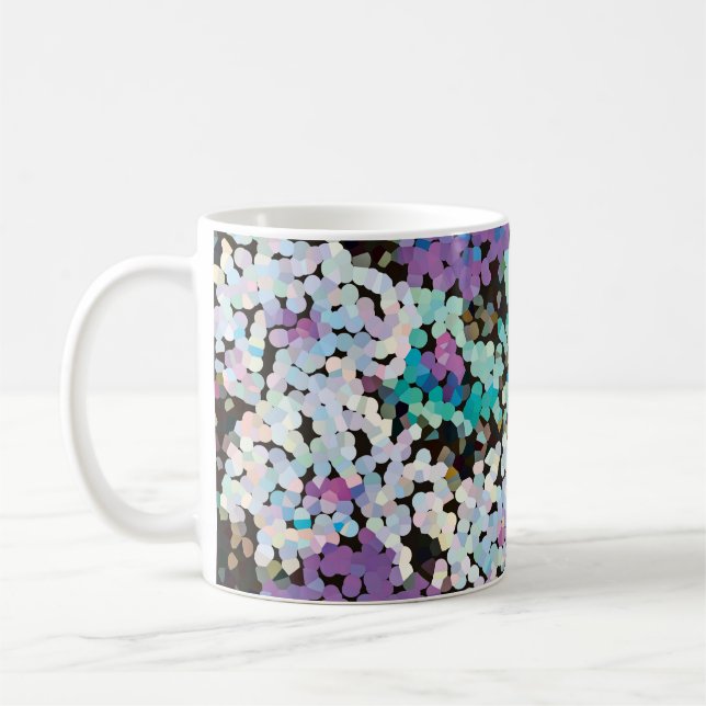 Mug Fleurs de cristal violet (Gauche)