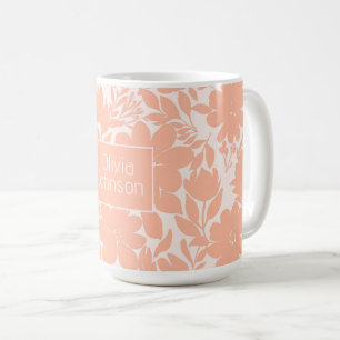 Mug Fleurs de fleurs de chair douce