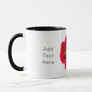 Mug Fleurs de la carnation rouge