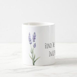 Mug Fleurs de Lavande Violette Joie