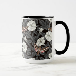 Mug Fleurs de lune et sphinx Moths 2